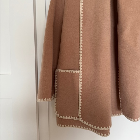 Quince Double Face Merino Wool Scarf Coat - Small - Picture 3 of 8